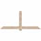 Ekena Millwork Eugene Smooth Timber Gable Bracket, Douglas Fir, 84"W x 38"H x 5 1/2"D x 5 1/2"F, 11/12 Pitch GBW084X38X0606EUG00SDF - alternate 1
